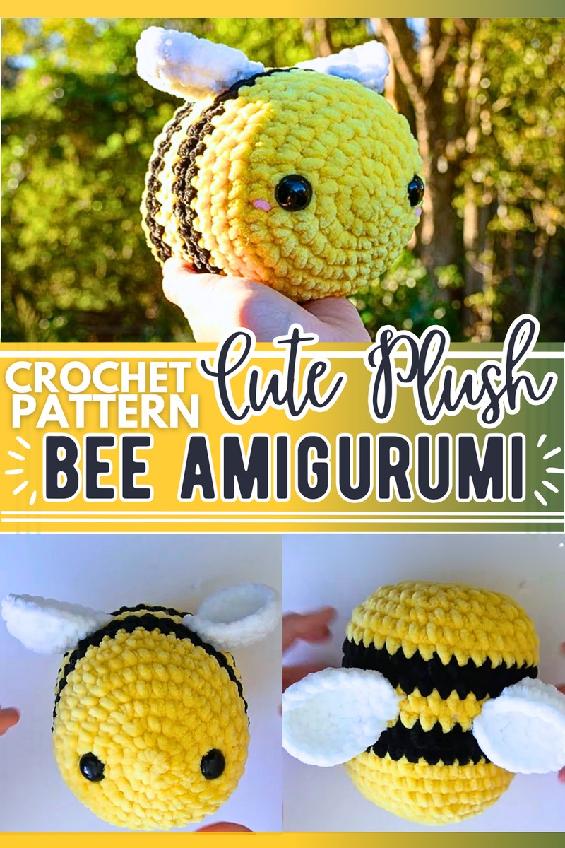 Crochet Bee Plush Tutorial 