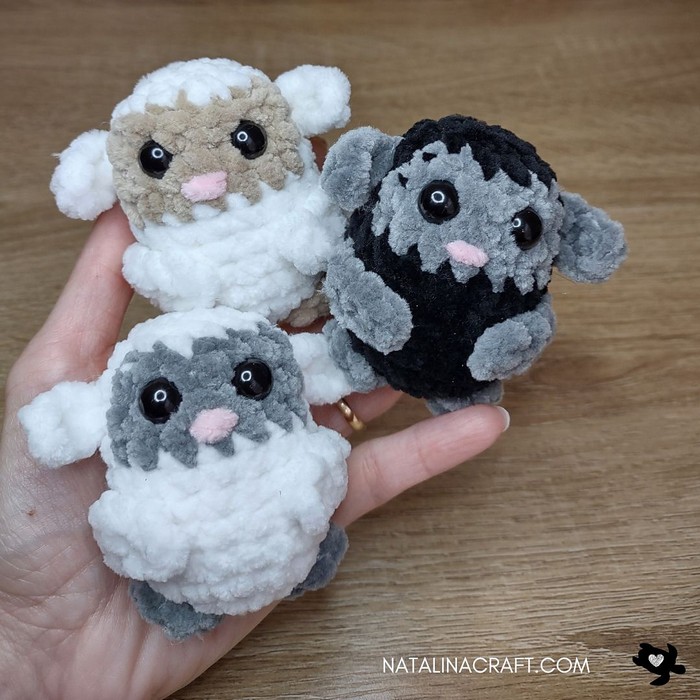 Crochet Lamb Amigurumi Toy