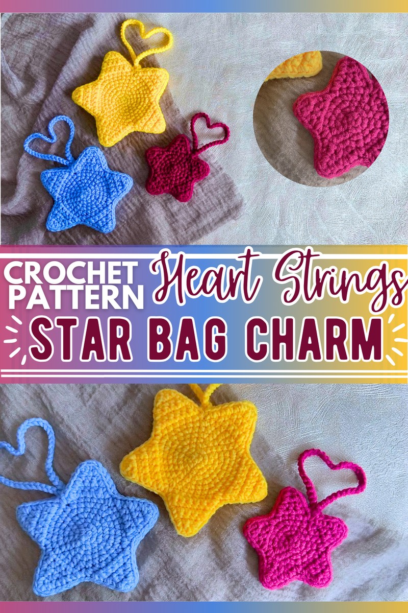 Crochet Star Bag Charm