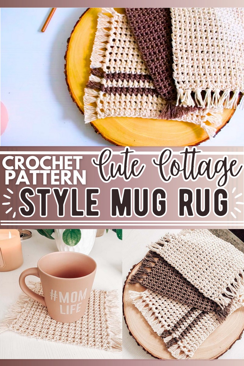 Crochet The Cottage Mug Rug Tutorial