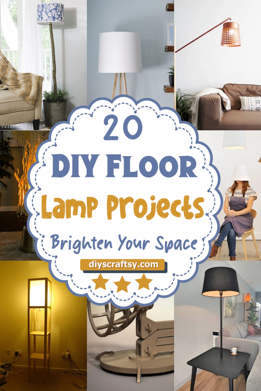 DIY Floor Lamp Projects That Will Brighten Your Space