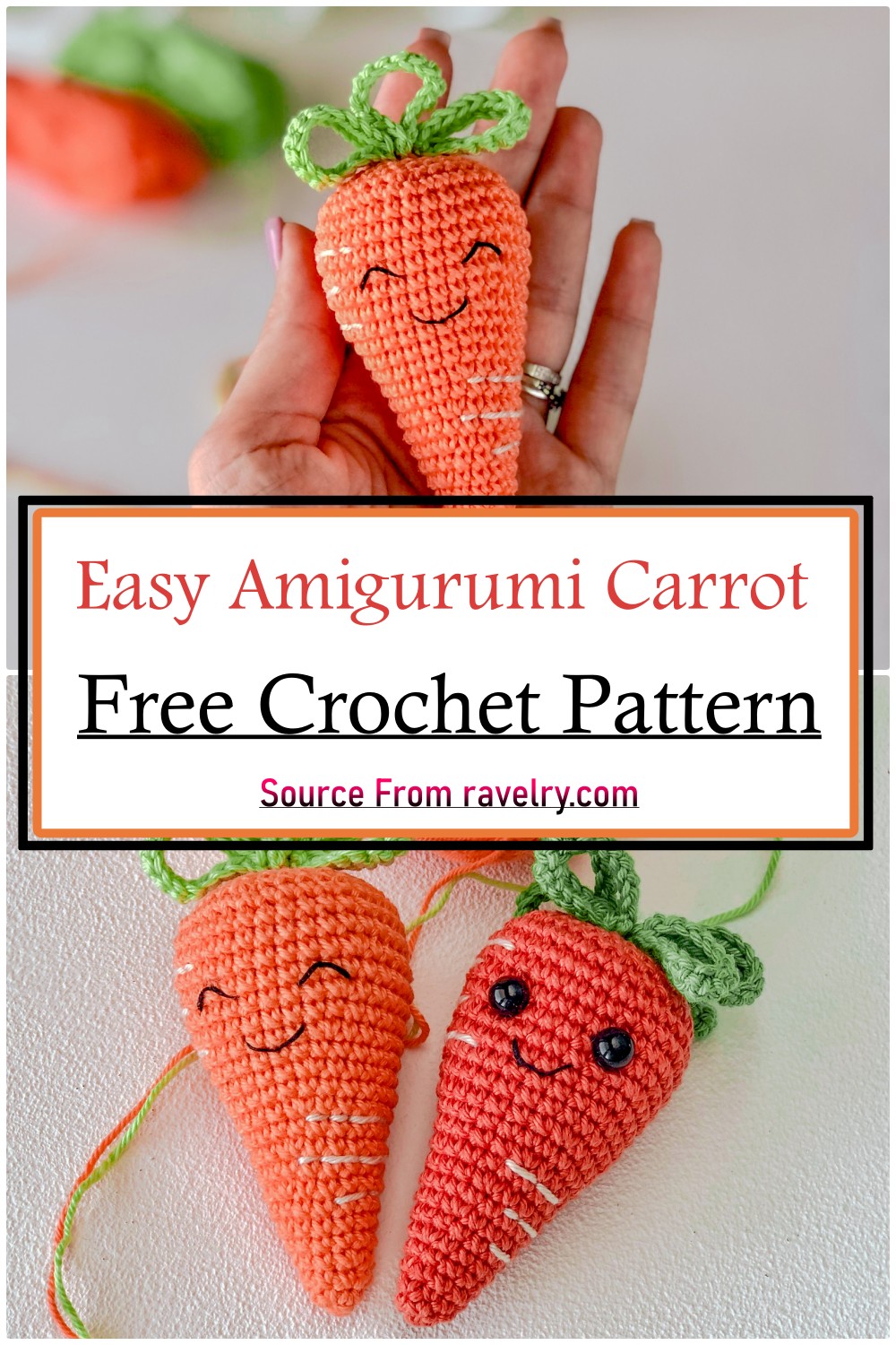 Easy Amigurumi Carrot