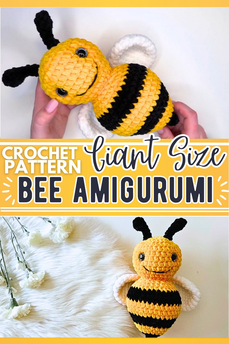 Easy Crochet Bee Tutorial