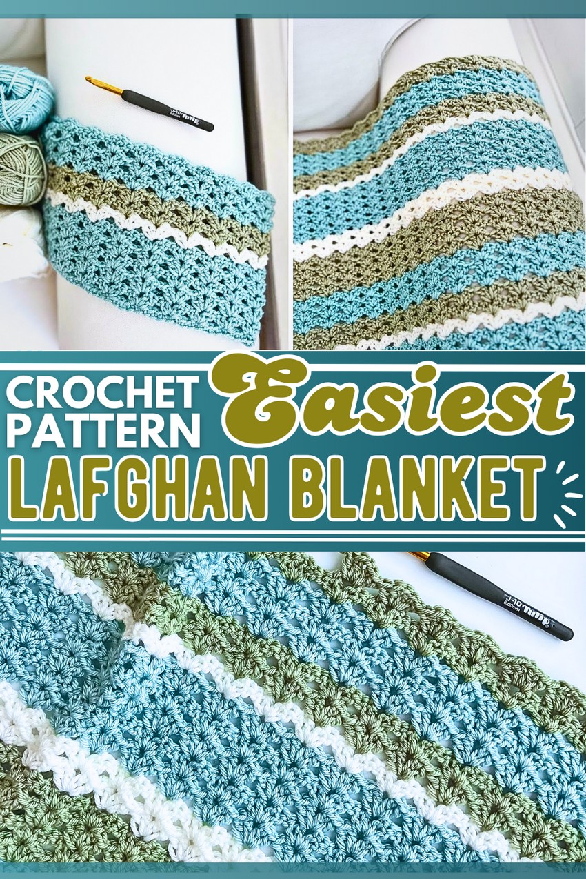 Easy Lap Blanket Crochet Tutorial