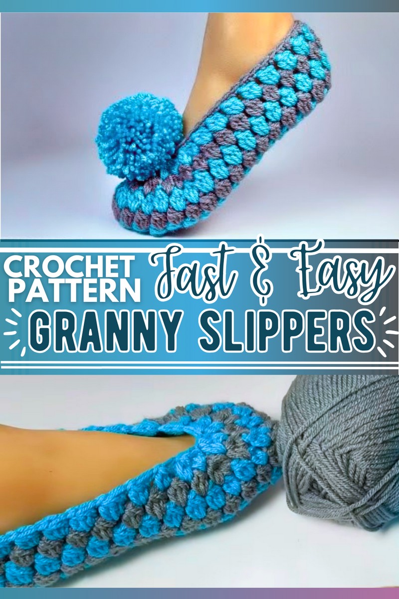 Fast & Easy Crochet Slippers!