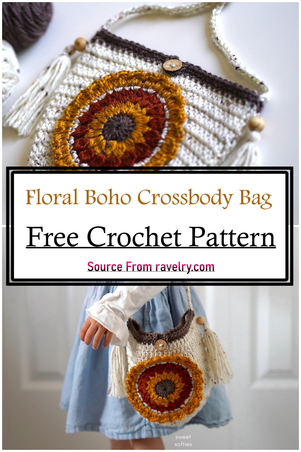 Floral Boho Crossbody Bag