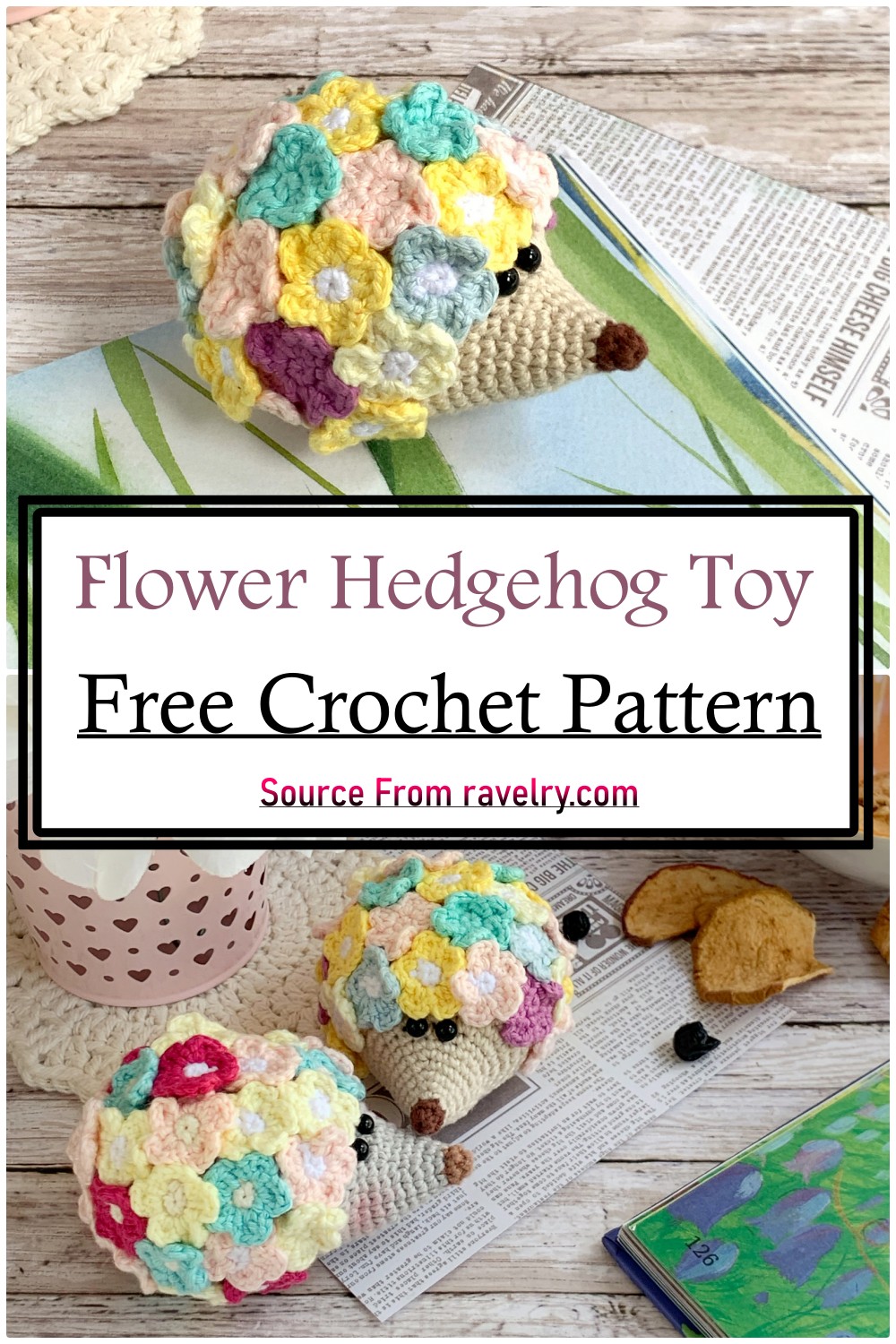 Flower Hedgehog Toy