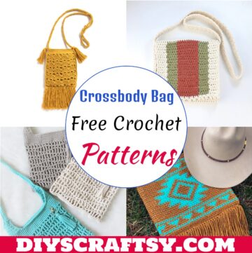 20 Free Crochet Crossbody Bag Patterns - DIYsCraftsy