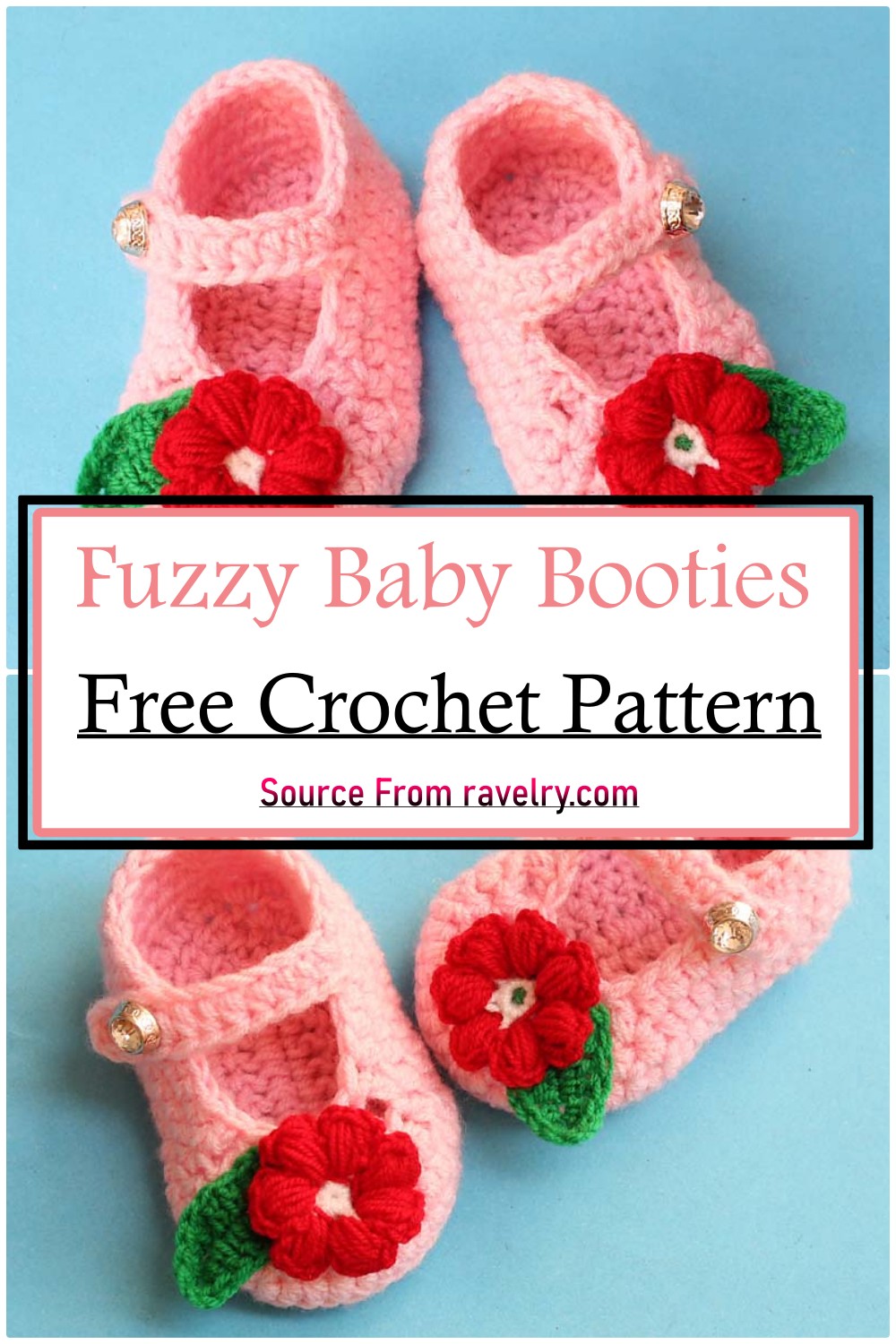 Fuzzy Baby Booties