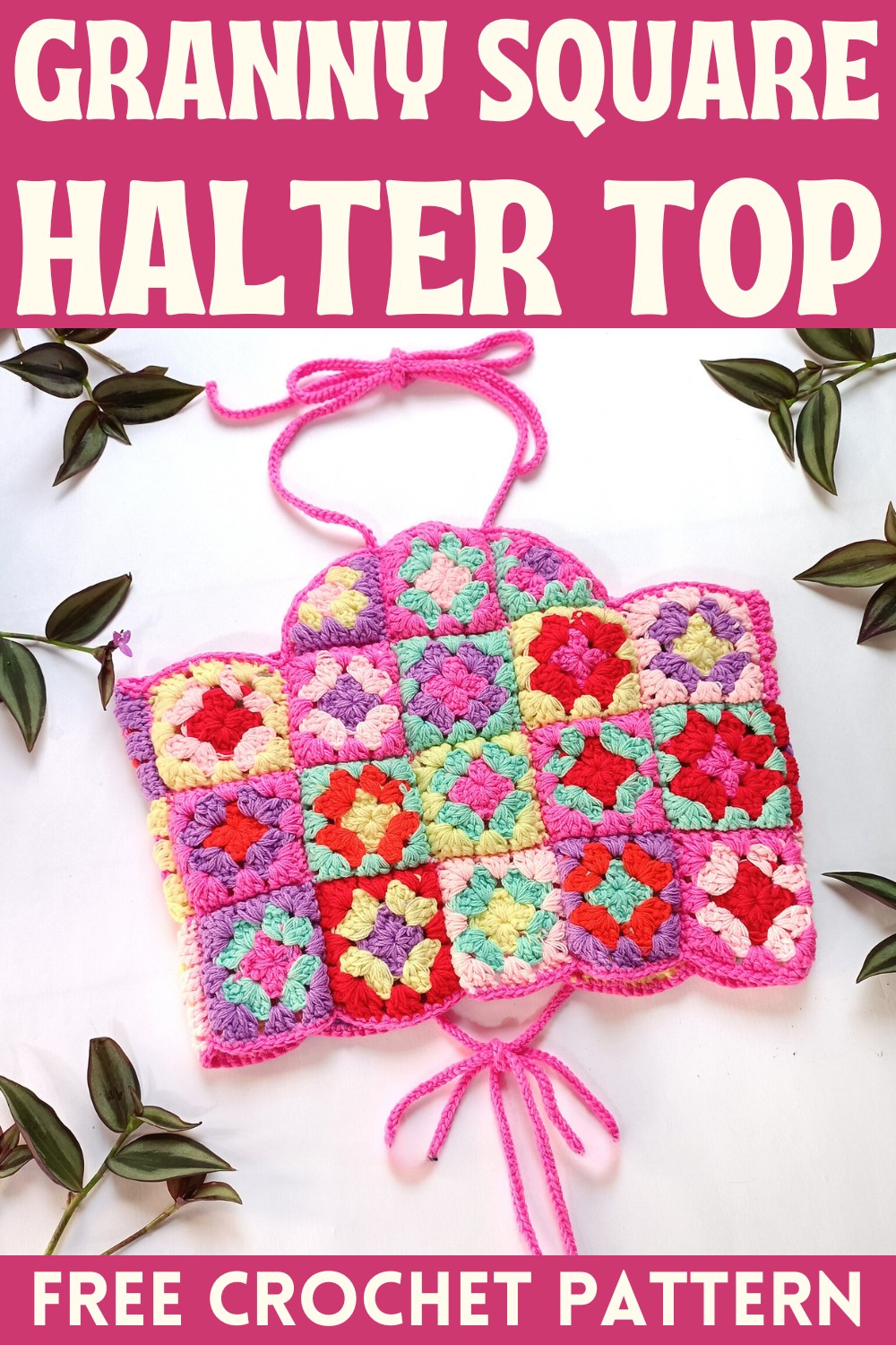 Granny Square Halter Top