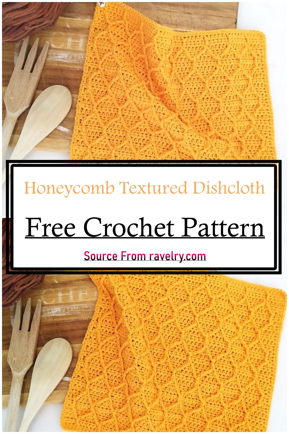 Honeycomb Textured Dishcloth