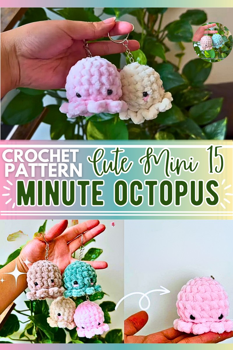 How To Crochet A Mini Octopus In 15 Minutes