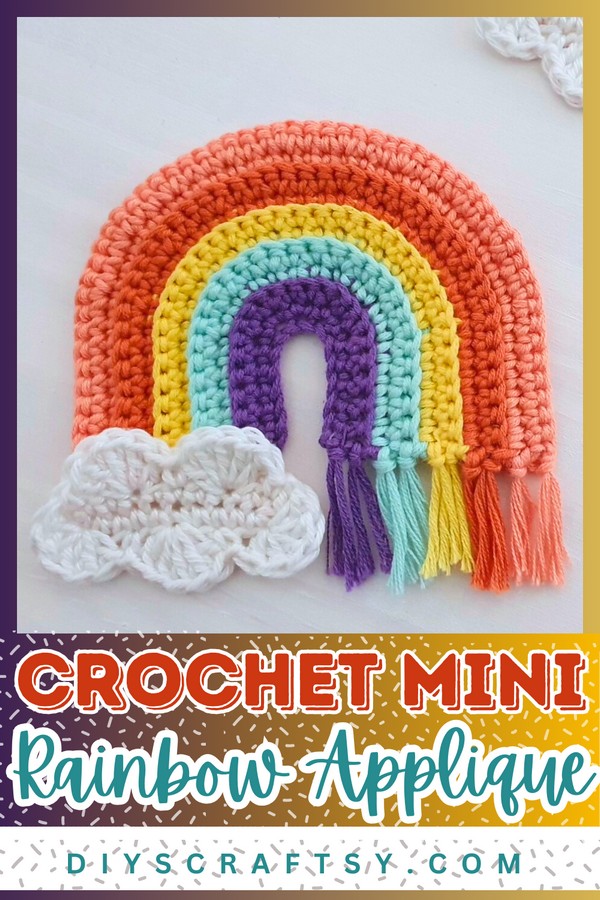 How To Crochet Rainbow Applique