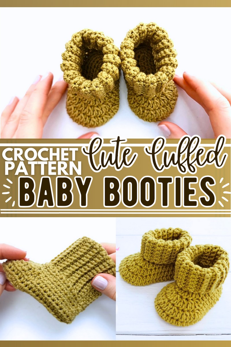 How to Crochet Baby Bootie 