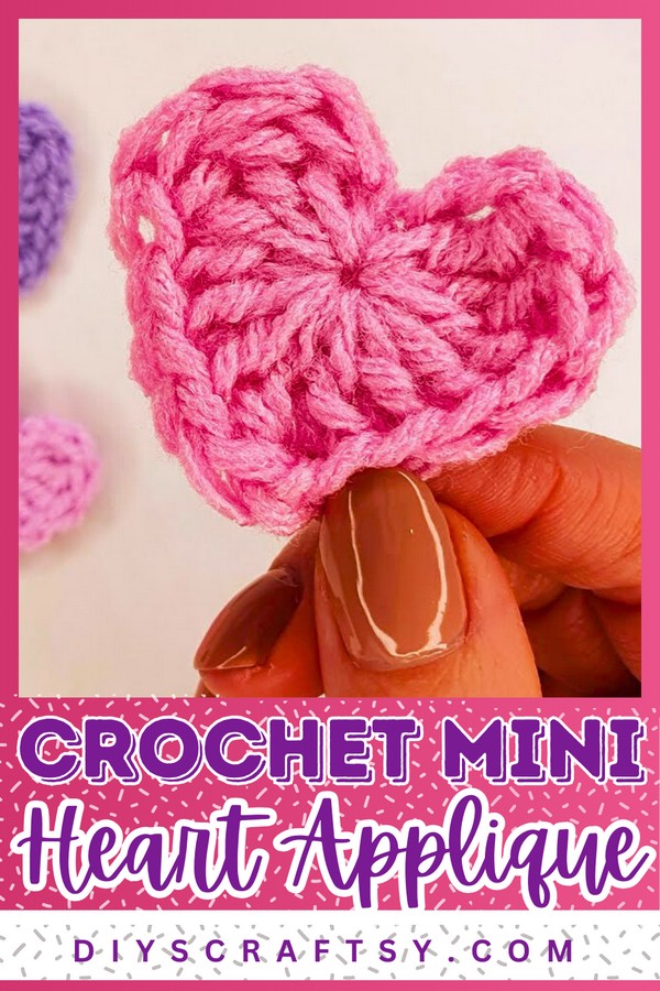 How to Crochet a Heart in just 2 MINUTES! 