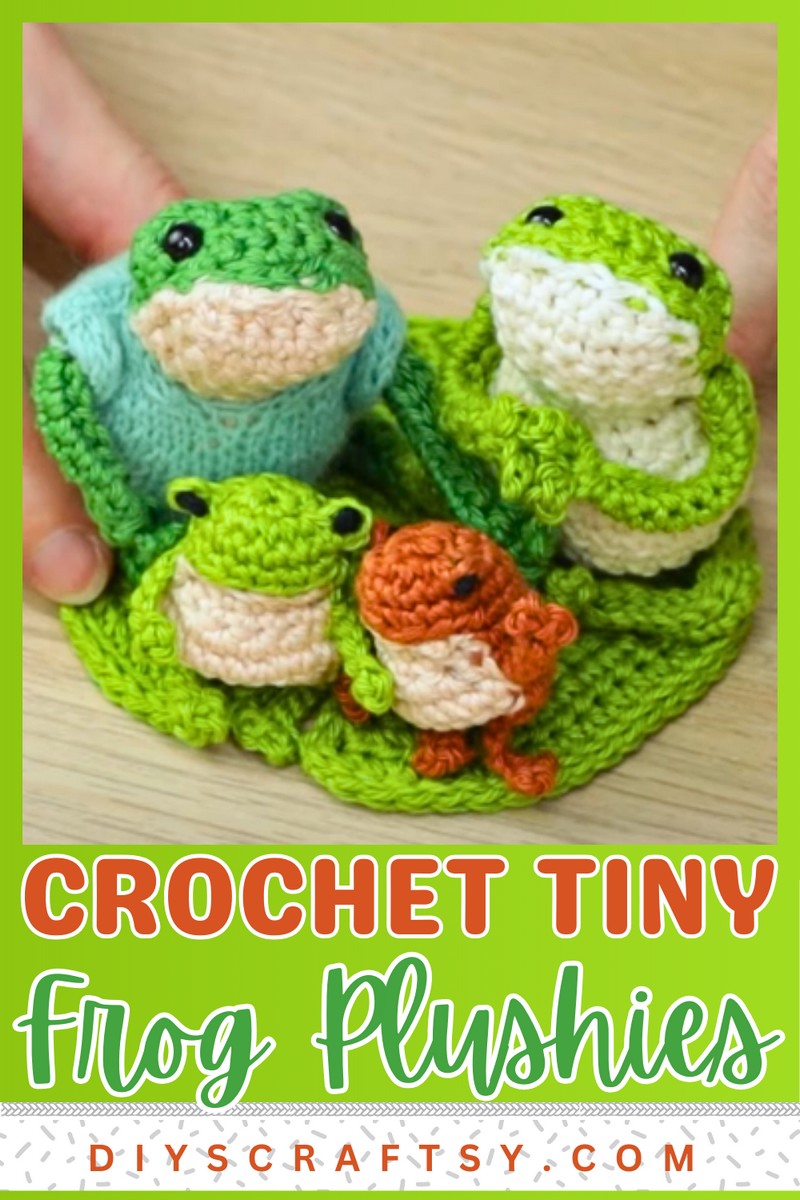 How to Crochet a Tiny Frog