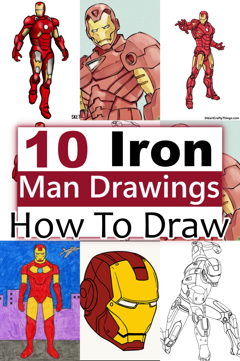10 Iron Man Drawing Ideas -How To Draw Iron Man