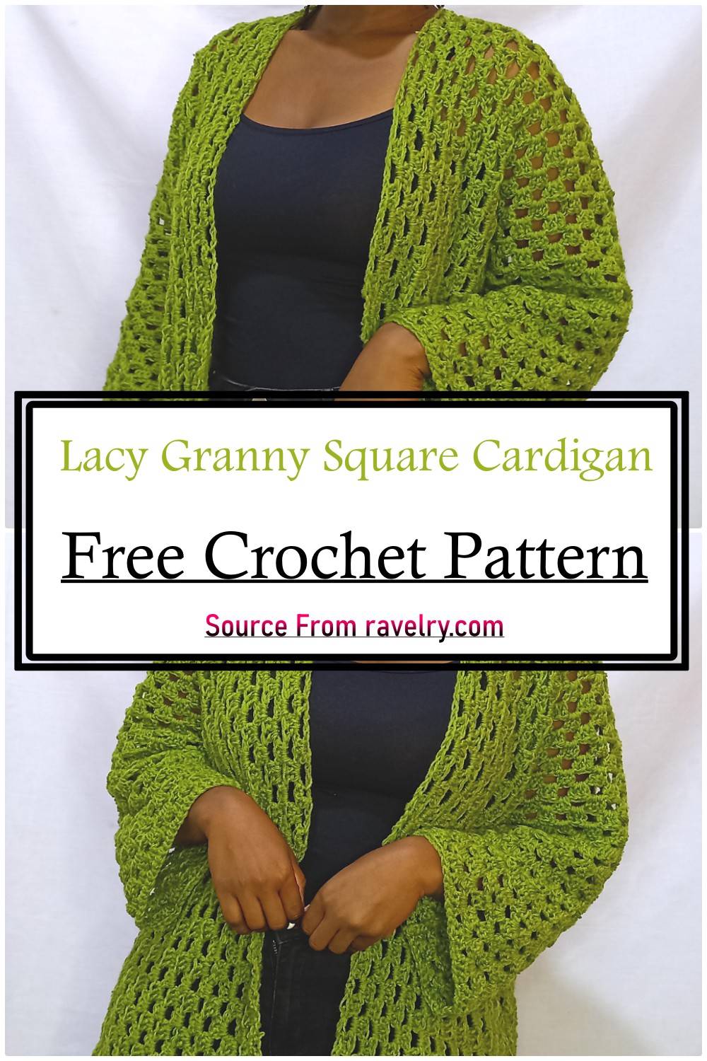 Lacy Granny Square Cardigan
