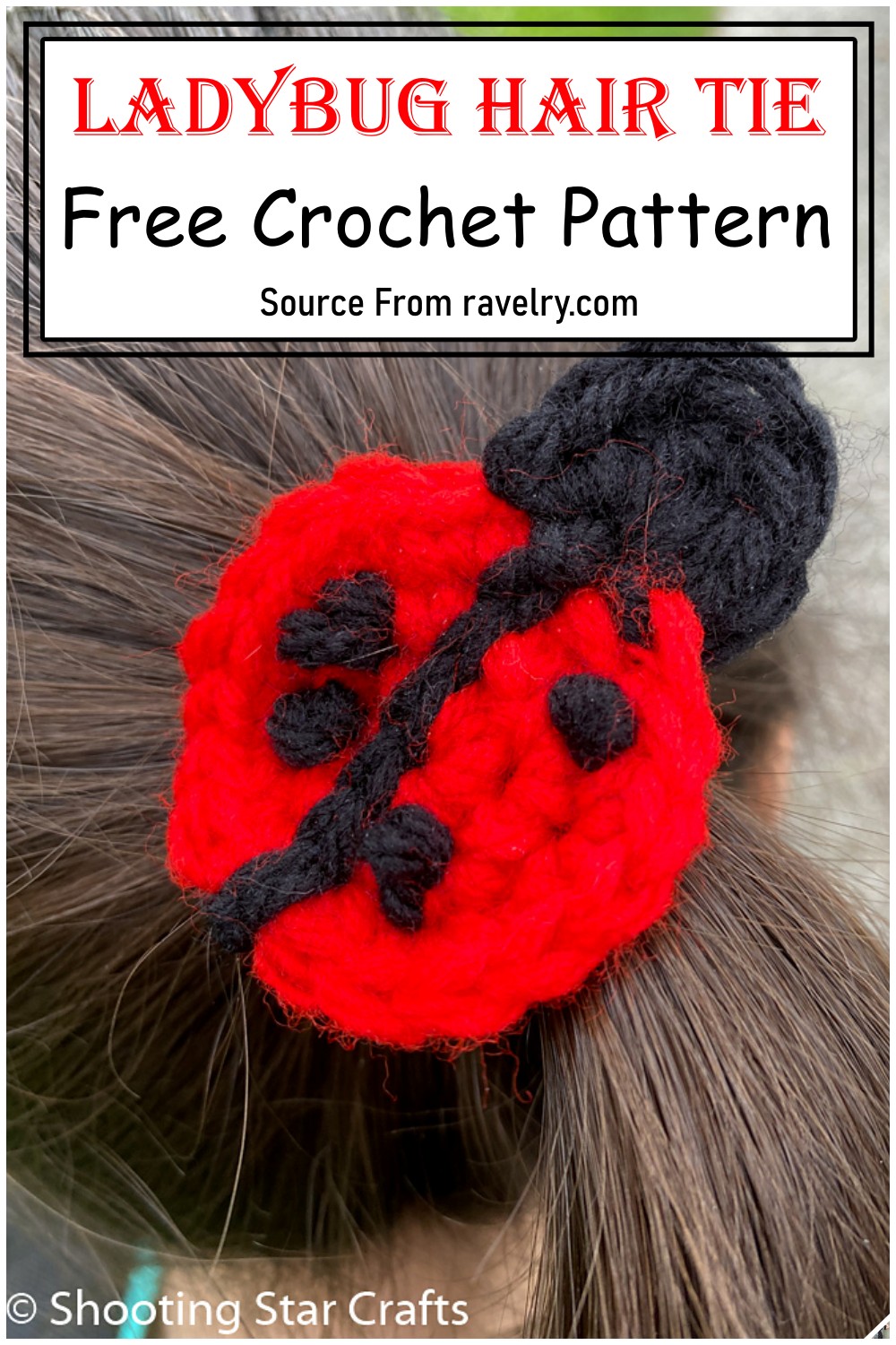 Ladybug Hair Tie