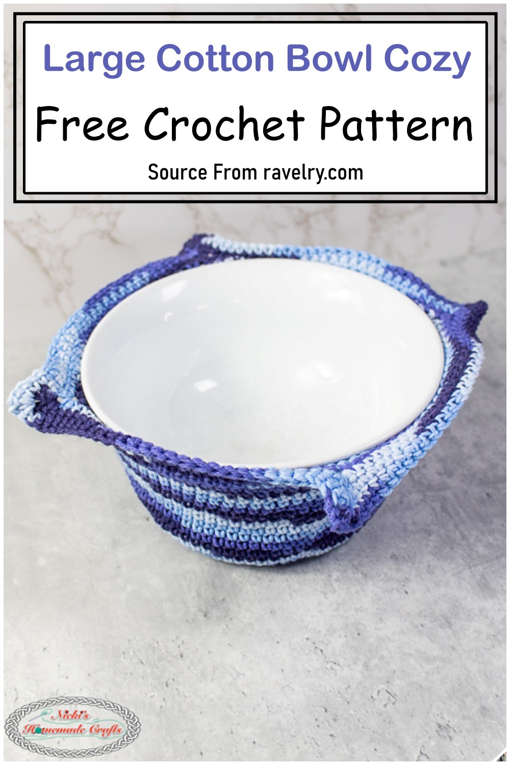 Large Cotton Bowl Cozy