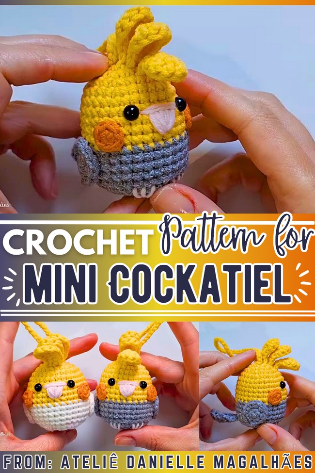 Learn How To Make A Cockatiel Amigurumi