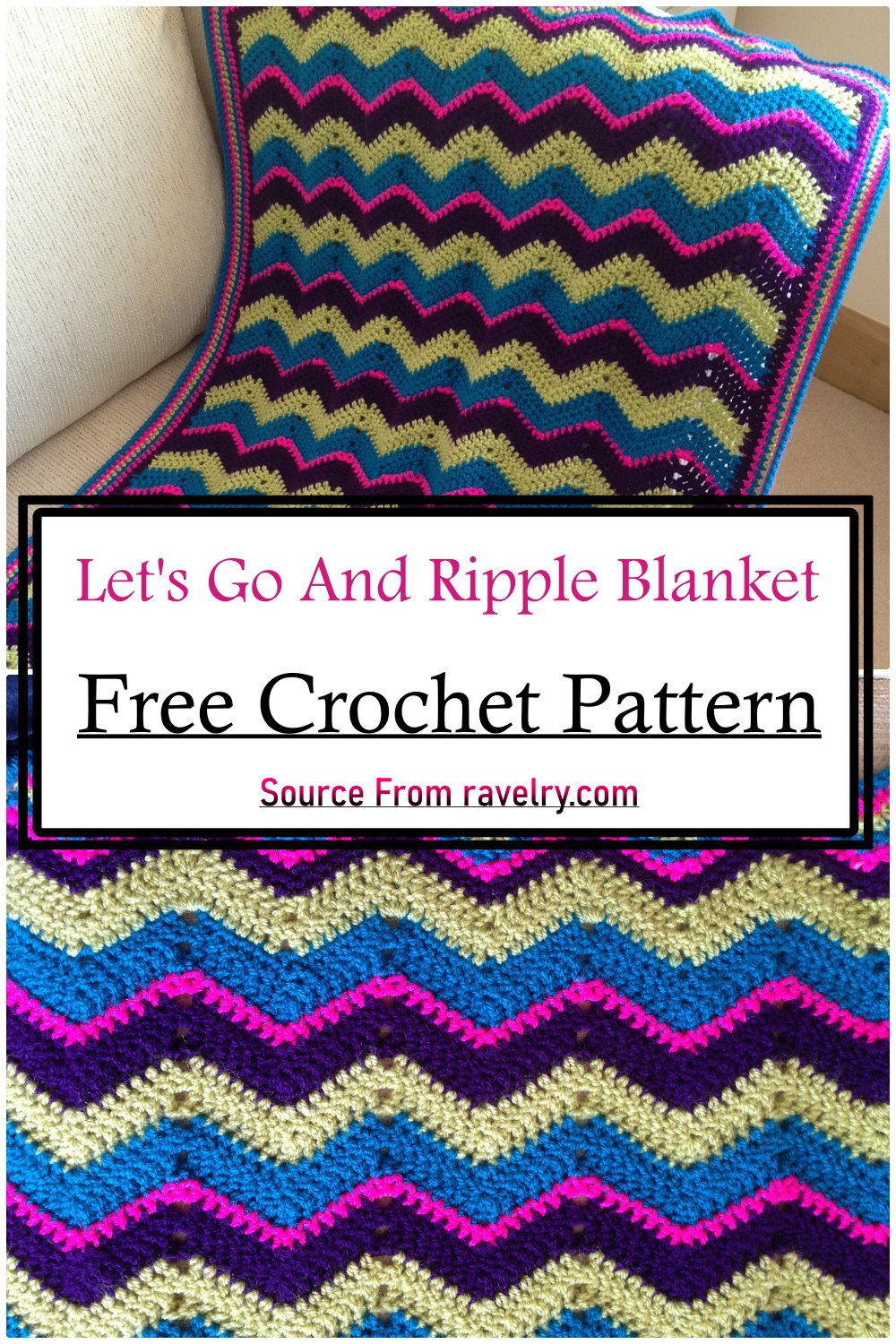 Let's Go And Ripple Blanket