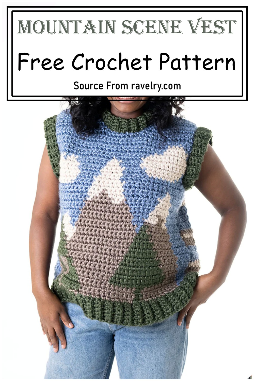 Mountain Scene Vest