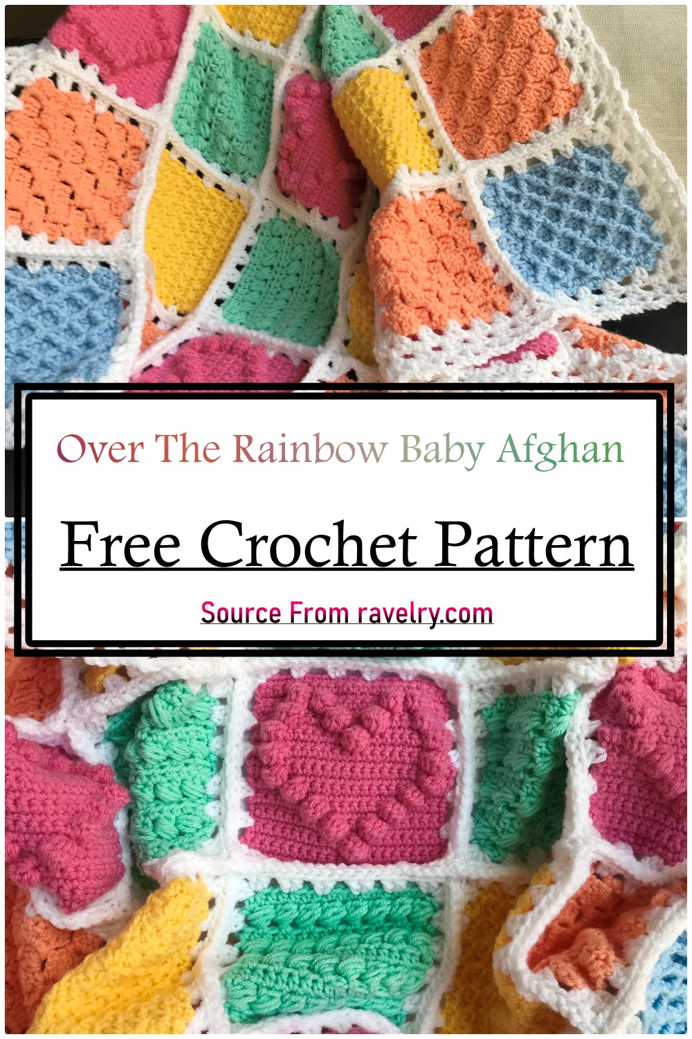 Over The Rainbow Baby Afghan