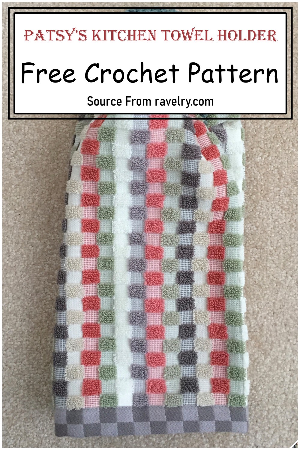 Patsy's Kitchen Towel Holder