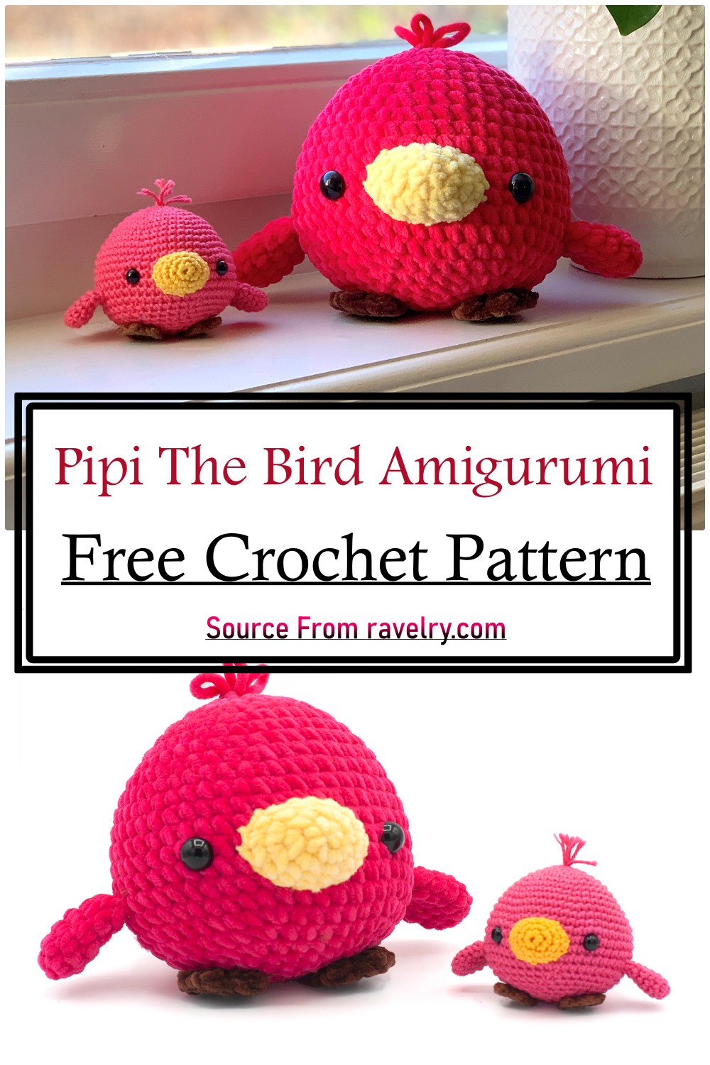 Pipi The Bird Amigurumi