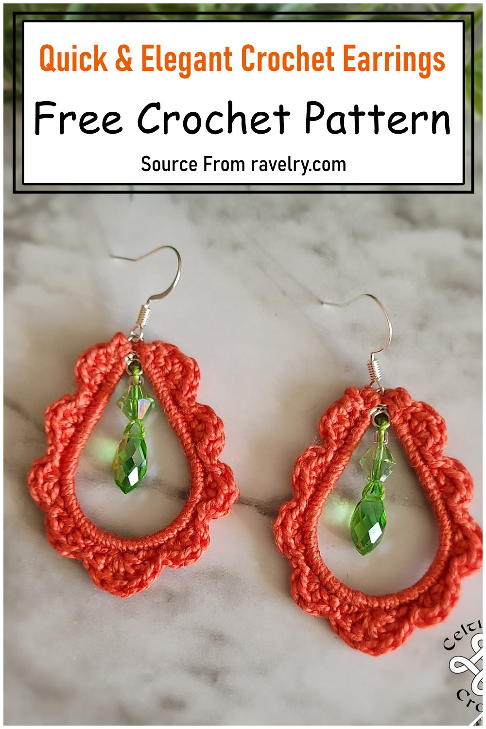 Quick & Elegant Crochet Earrings