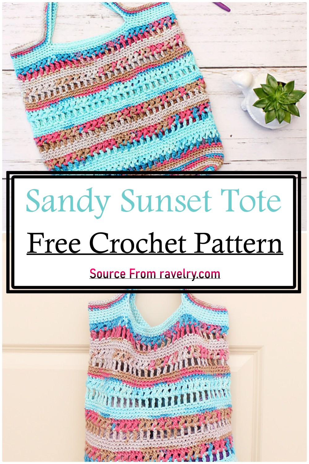 Sandy Sunset Tote