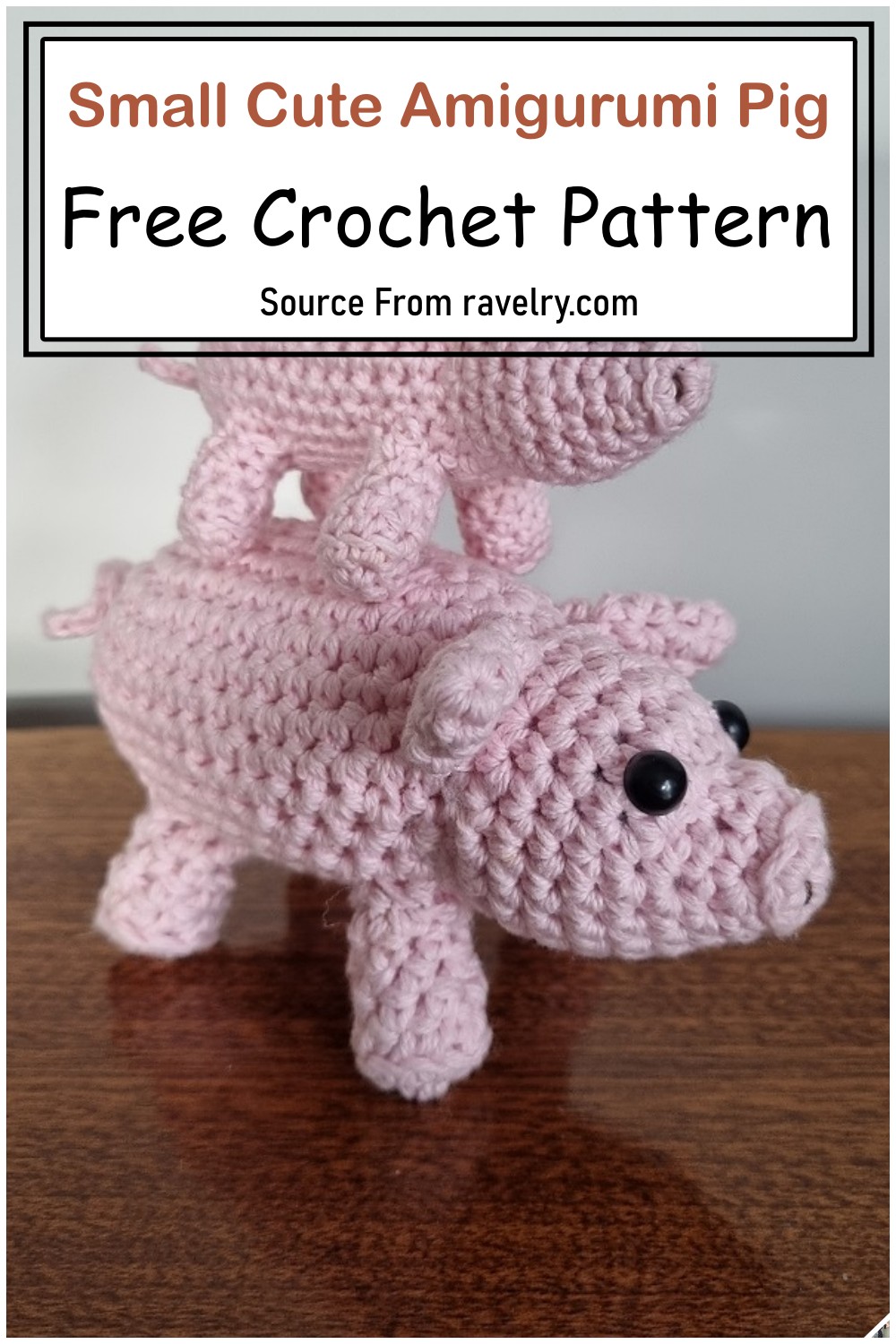 Small Cute Amigurumi Pig