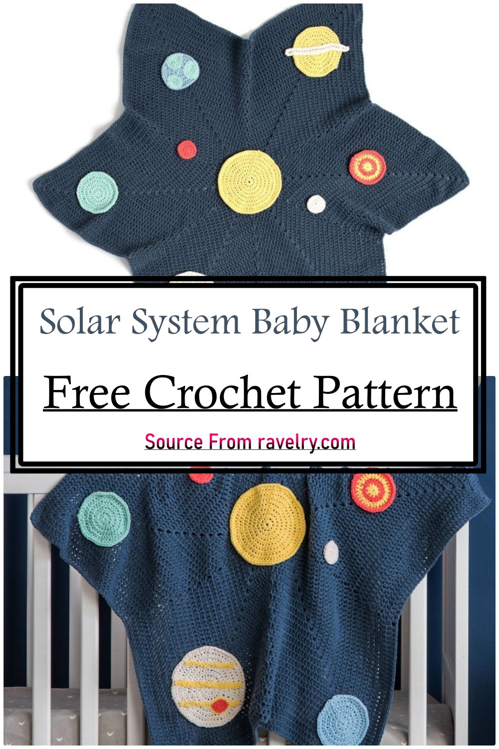 Solar System Baby Blanket