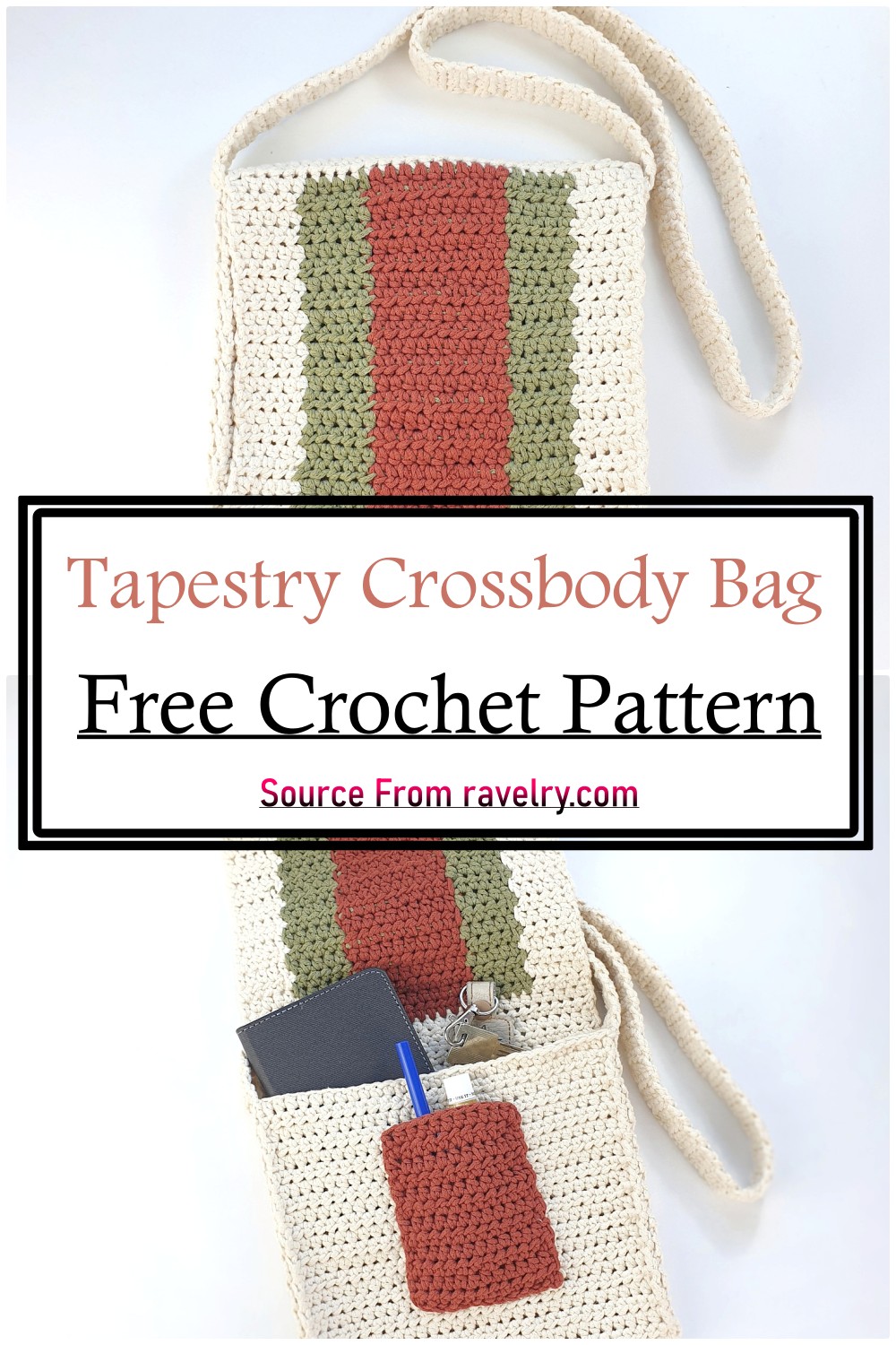 Tapestry Crossbody Bag