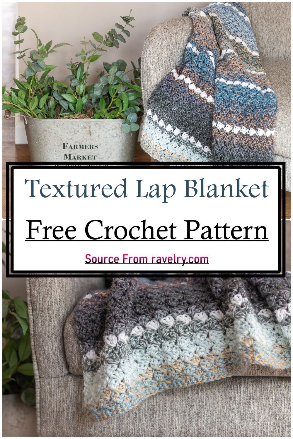 Textured Lap Blanket