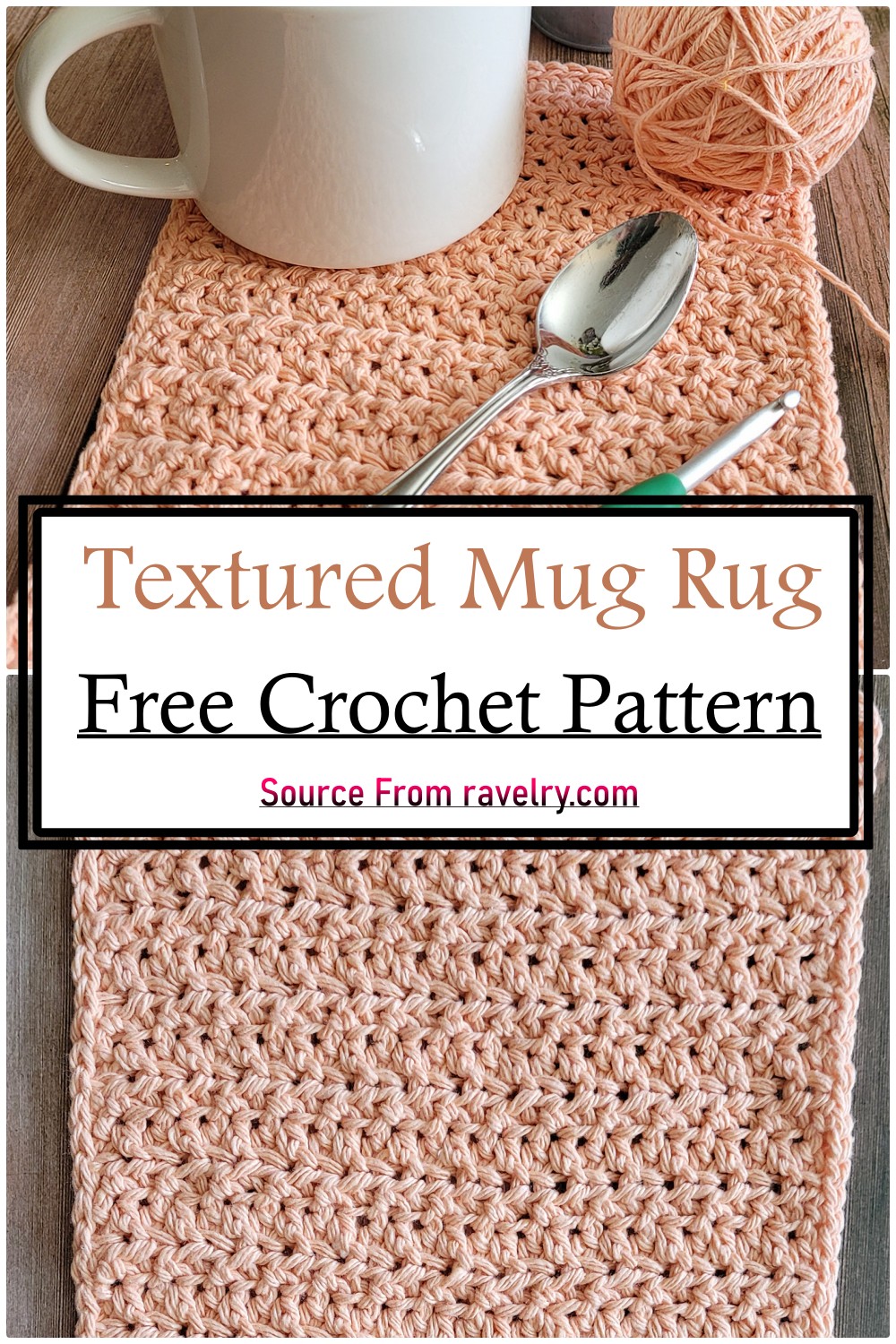 Textured Mug Rug