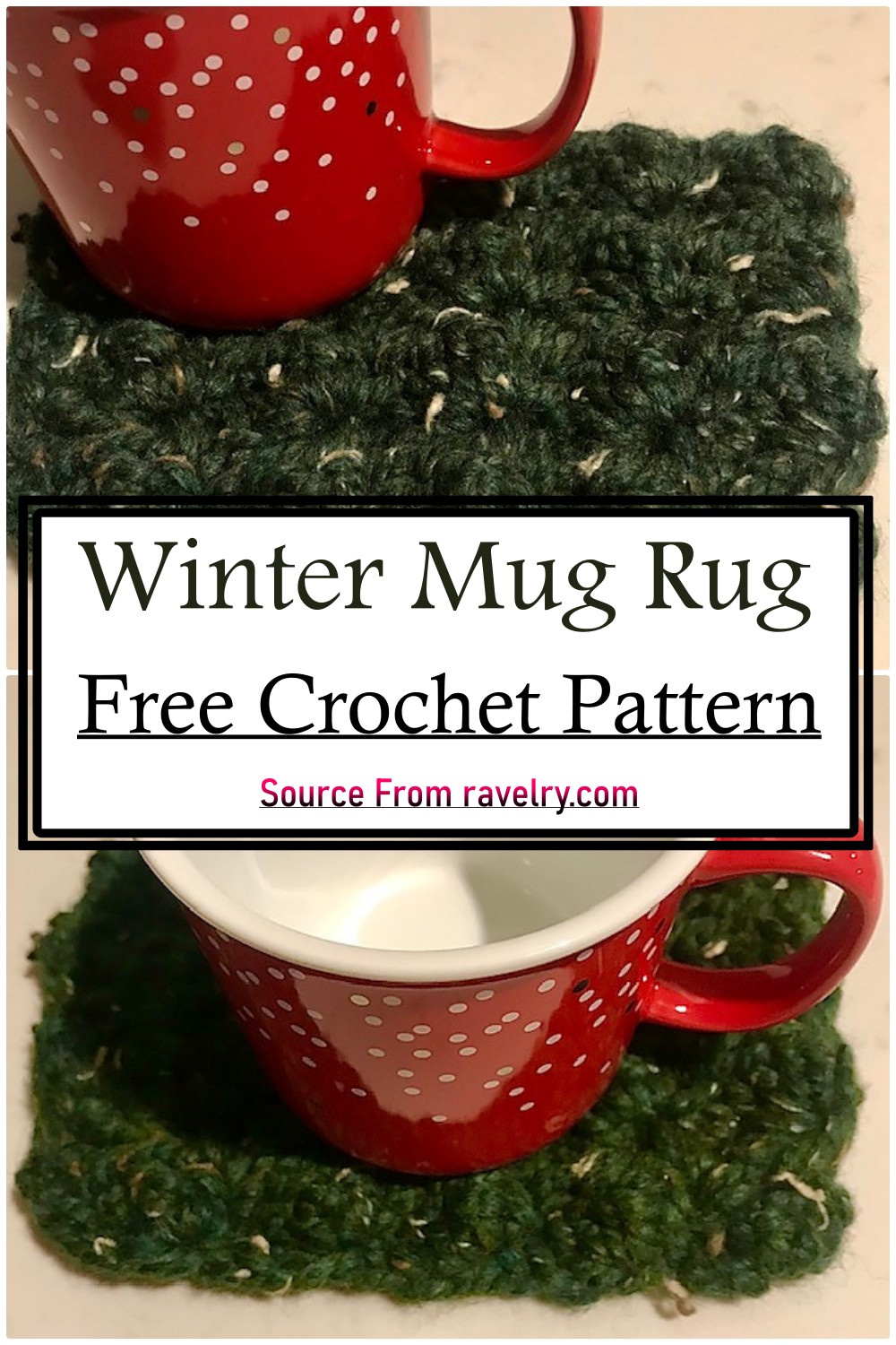 Winter Mug Rug