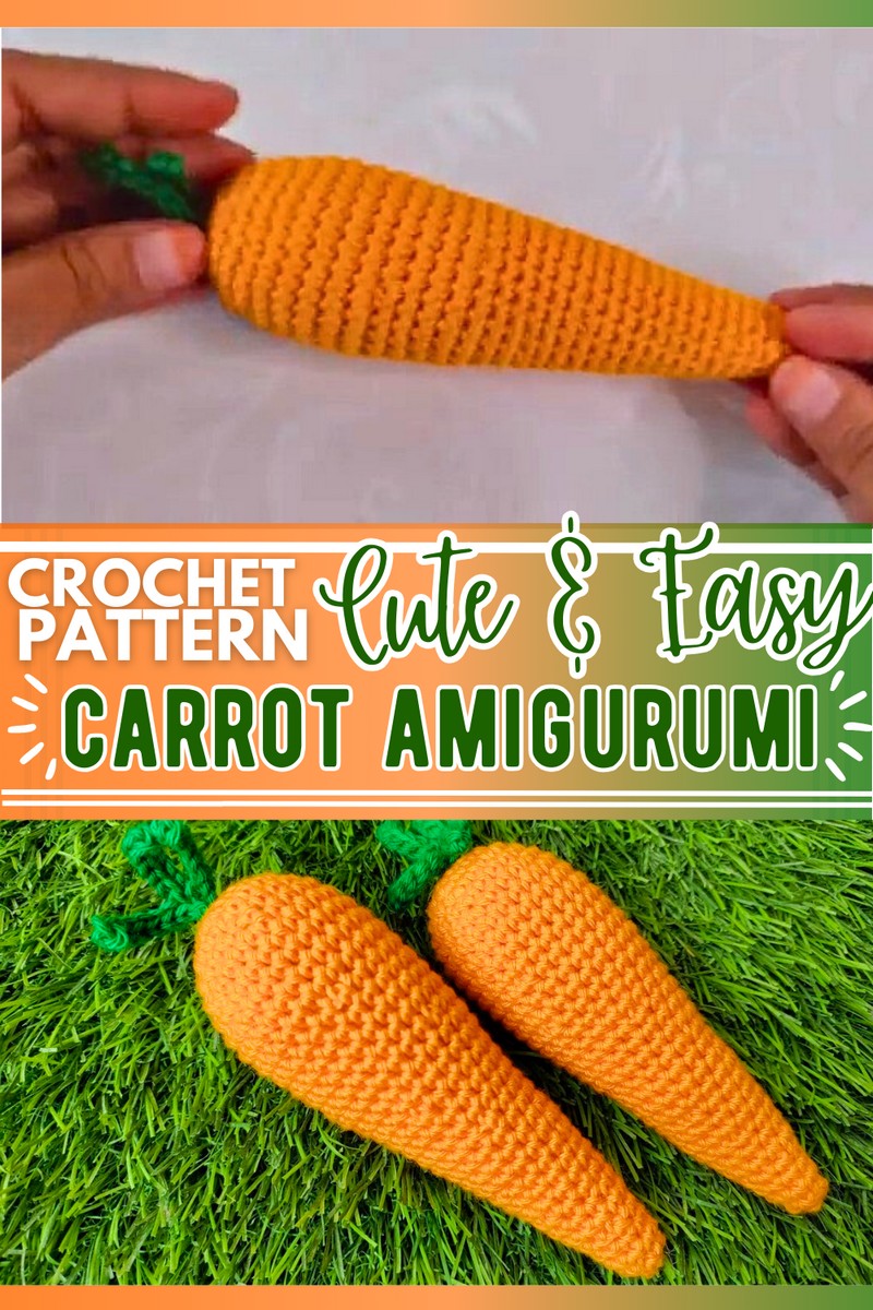 crochet carrot amigurumi