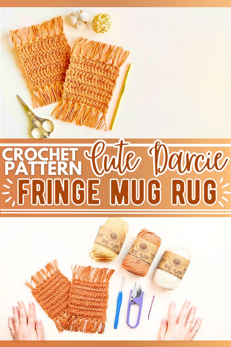 crochet darcie mug rug