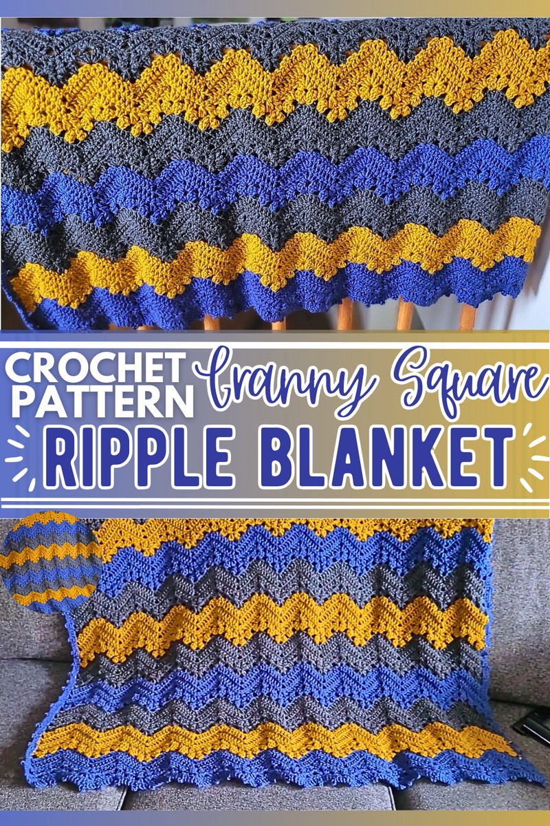 crochet granny square blanket