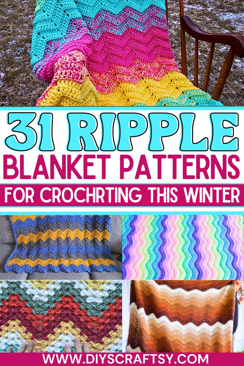 crochet ripple blanket patterns