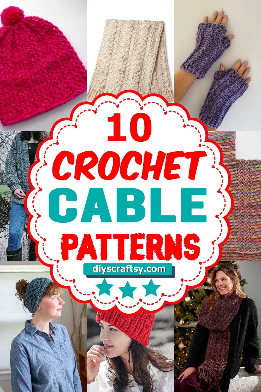 10 Easy Crochet Cable Patterns For Beginners