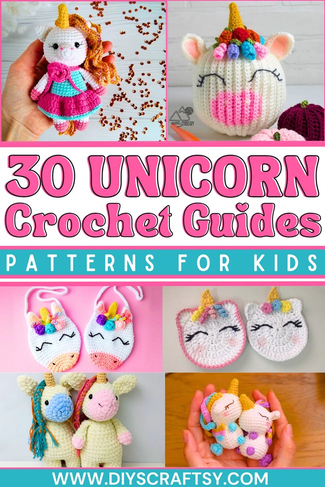 30 Free Crochet Unicorn Patterns