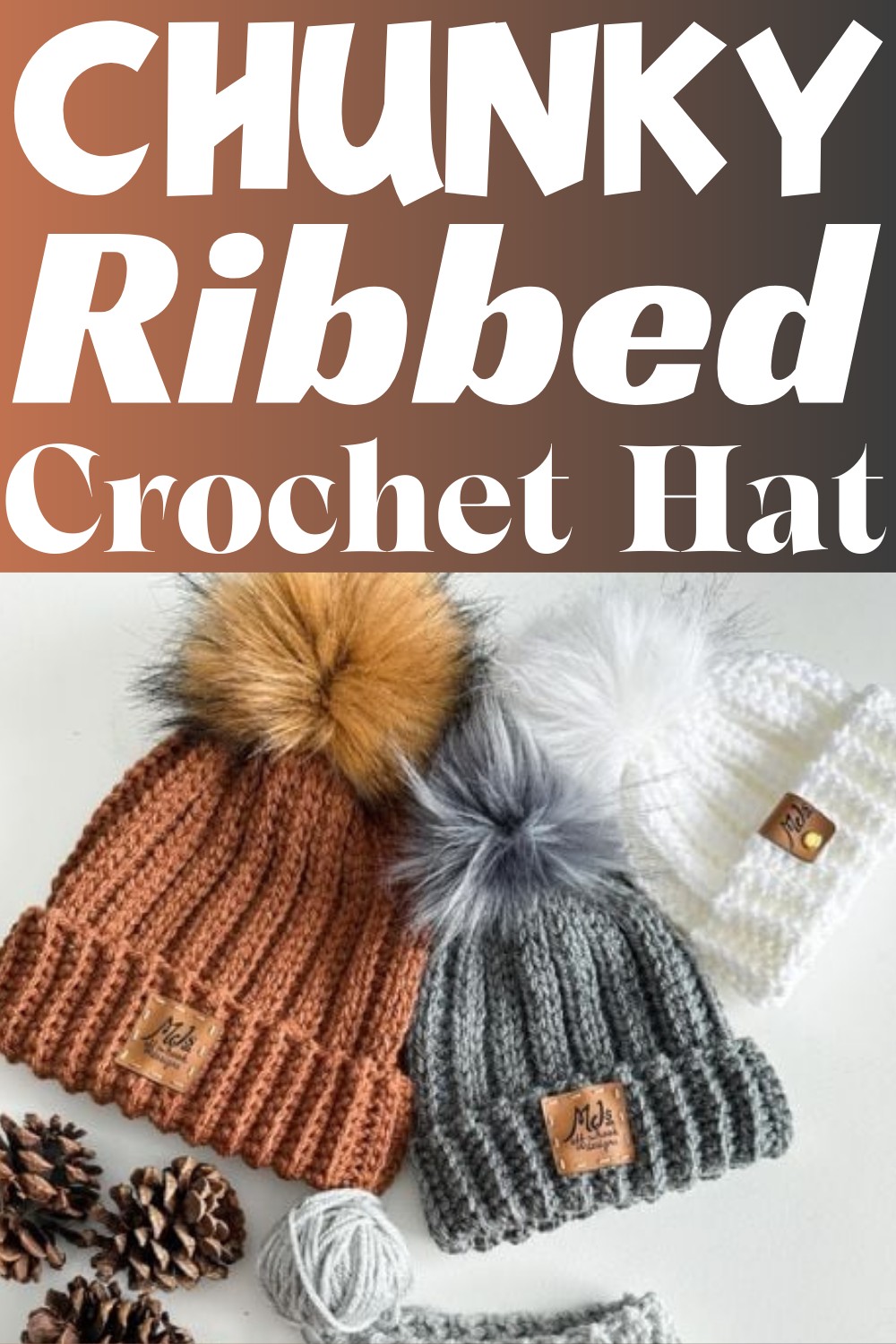 Chunky Ribbed Crochet Hat