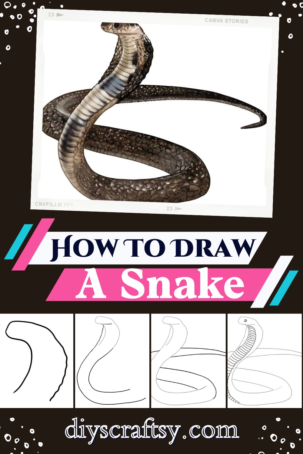 How To Draw A Snake