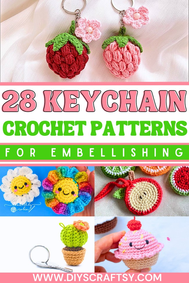 28 Crochet Keychain Patterns