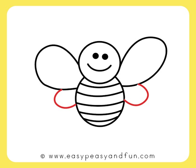 Cartoon Bee Drawing