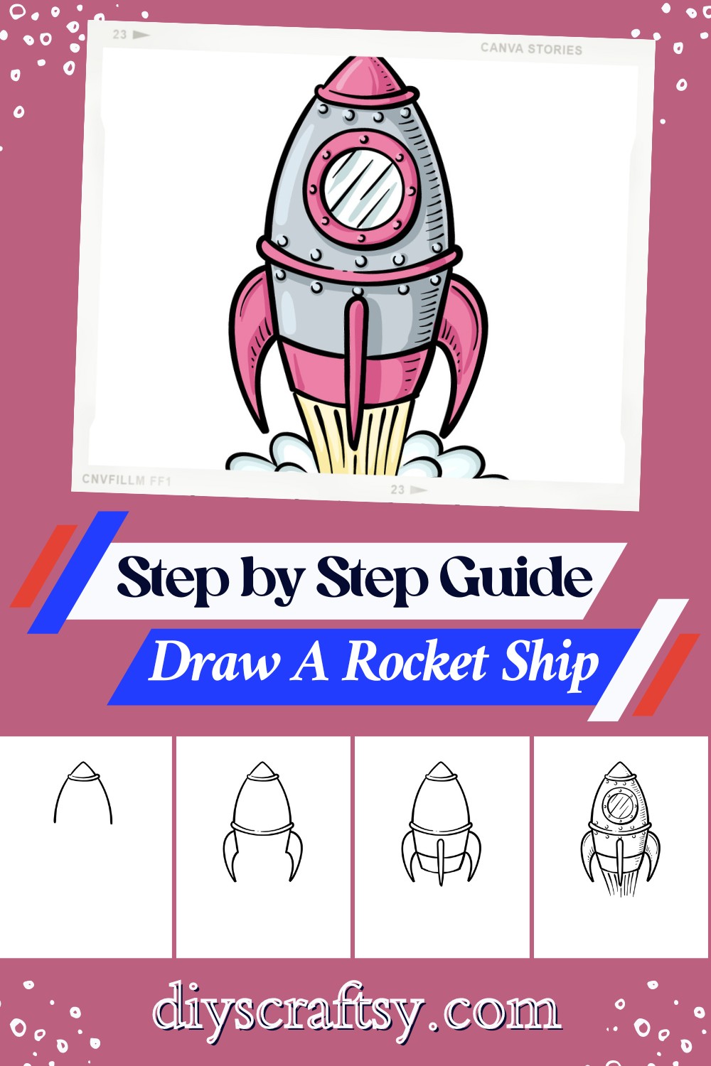 Draw A Rocket Ship