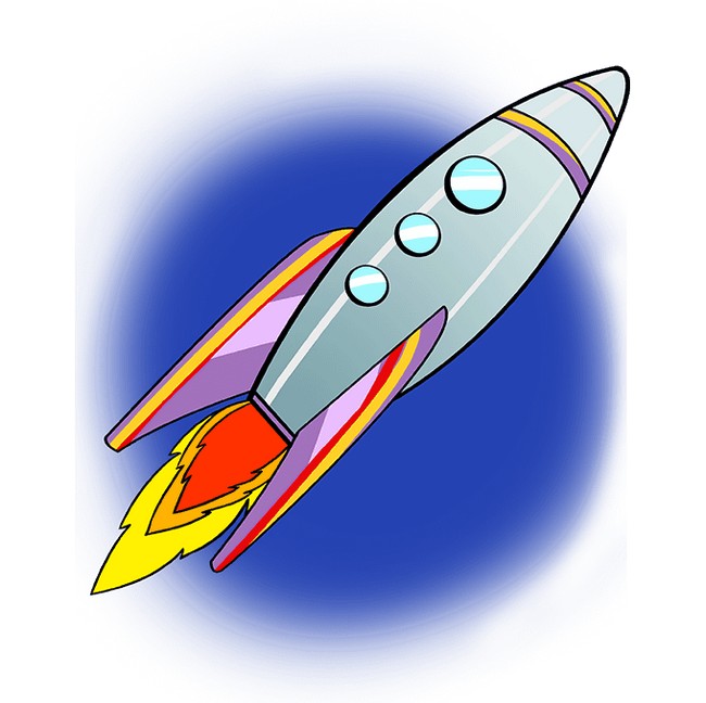 Draw a Rocket Ship Easy